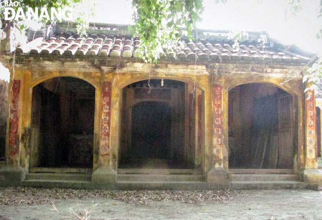 Miếu Nam Diêu, nơi thờ cúng tổ nghề gốm của làng Thanh Hà. Ảnh: T.M