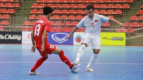 The Vietnamese futsal team have been drawn in Group C in the Asian Football Confederation (AFC) U20 Futsal Championship 2019 finals. (Photo: thanhnien.vn)