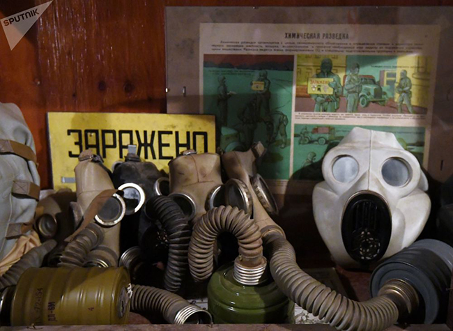 Mẫu mặt nạ khí gas của Liên Xô.