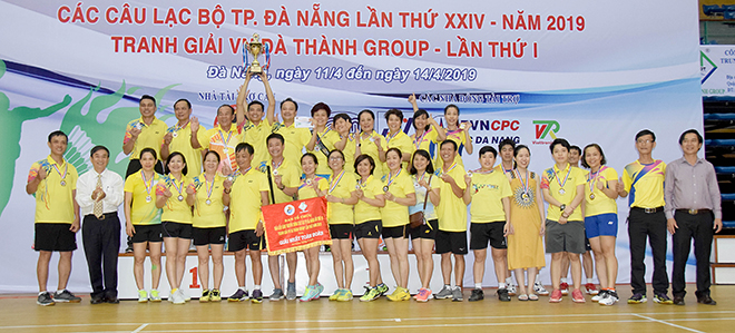 CLB Hiền Linh xứng đáng giành thứ hạng nhất toàn đoàn khi đoạt 12 HCV, 5 HCB, 6 HCĐ ở các nội dung tranh tài.