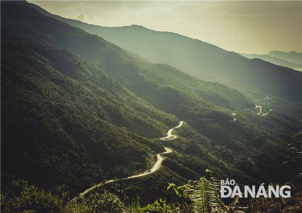 A view of the Hai Van Pass