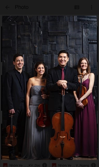 The Vera Quartet, a string quartet from the world-renowned Curtis Institute of Music, will perform for the first time in Vietnam on April 20. (Photo: VNA)
