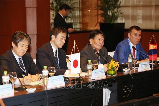 Đại diện Hãng thông tấn Kyodo của Nhật Bản tham dự cuộc họp. Ảnh: Dương Giang/TTXVN
