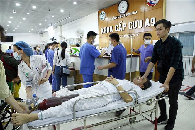 Khoa Cấp cứu - Bệnh viện Bạch Mai. Ảnh: TTXVN