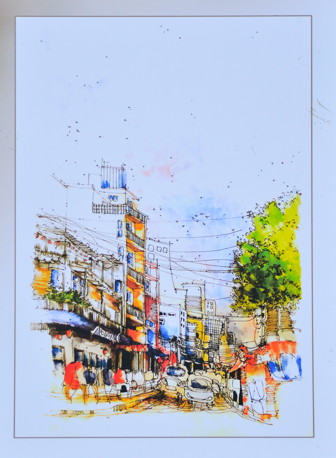 The ‘A city corner’ work by Bui Trung Phuoc