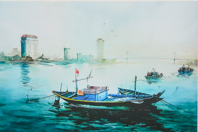 The ‘Han River’ work by Pham Huu Nghia