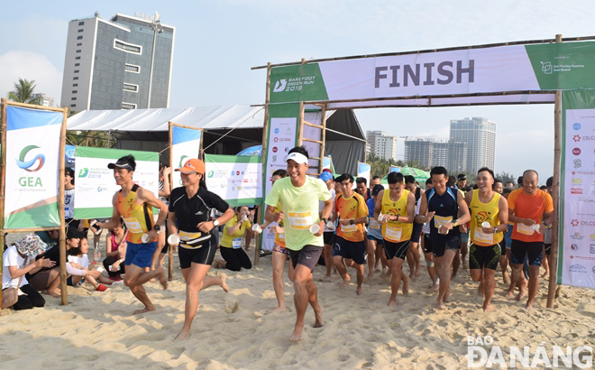 This is the first time that such environmentally-friendly running competition has been held in the city