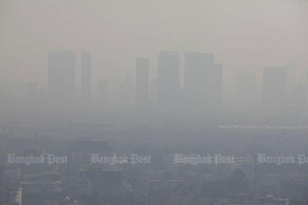 Air pollution in Bangkok in January 2019 (Photo: bangkokpost)