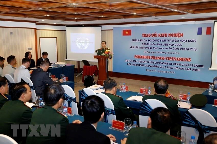 Hình ảnh lực lượng Việt Nam tham gia hoạt động gìn giữ hòa bình LHQ