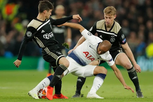 Tottenham không có đủ những phương án tấn công cần thiết để bẻ gãy hàng thủ Ajax. Ảnh: Guardian