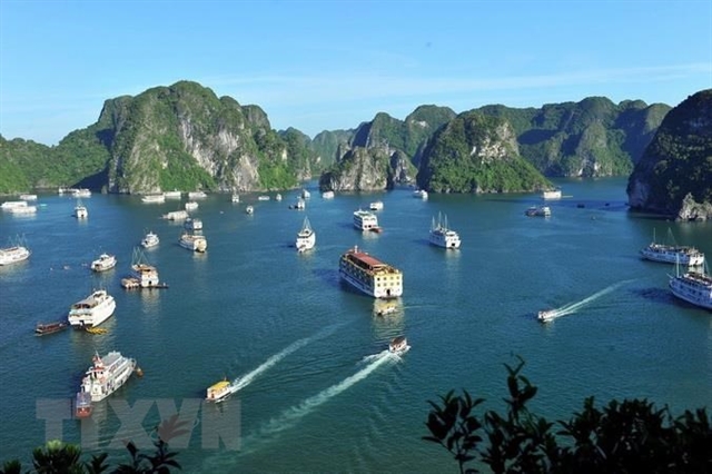 The Ha Long Bay in Quang Ninh Province