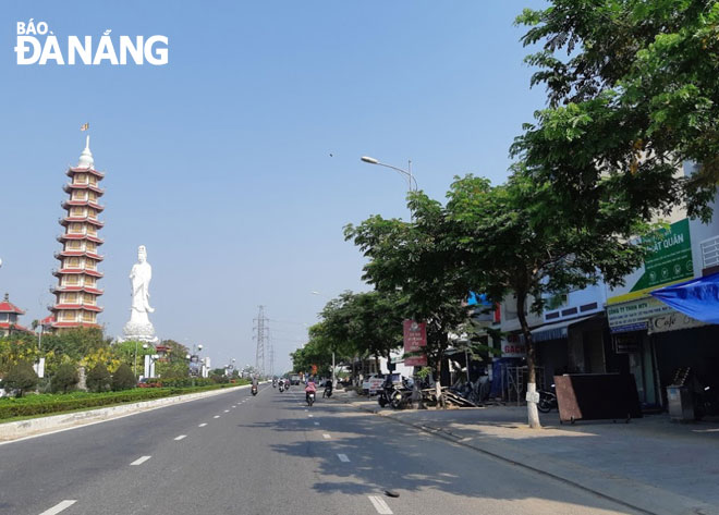 Khu đô thị mới Tây Bắc (phường Hòa Minh, quận Liên Chiểu) phát triển hiện đại, góp phần vào sự phát triển chung của thành phố. Ảnh: Lam Phương