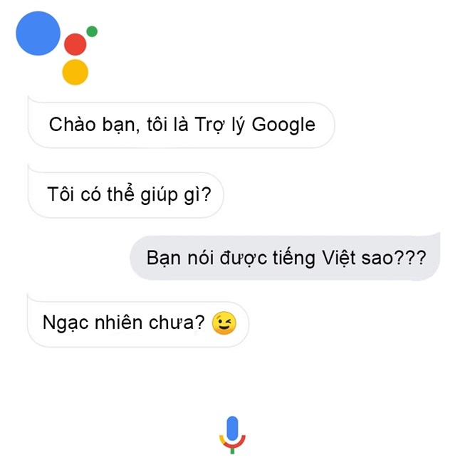 Google Assistant has learnt to speak Vietnamese. (Photo: vnreview.vn)
