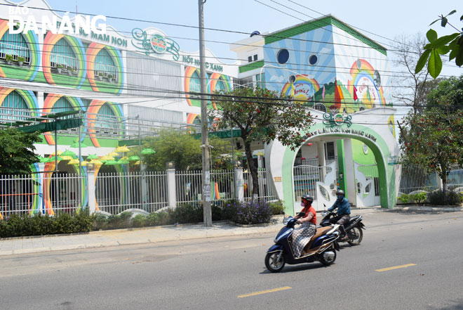 Trường mầm non Nốt nhạc xanh (phường Hòa Khánh Bắc, quận Liên Chiểu) là một trong những công trình giáo dục phục vụ cộng đồng có nguồn vốn vay từ Quỹ Đầu tư phát triển thành phố Đà Nẵng.