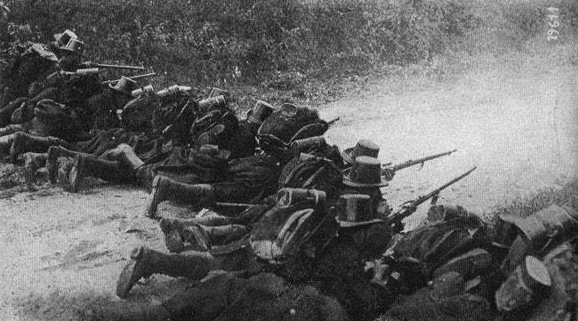 Quân đội Bỉ tác chiến trong trận Liège năm 1914.