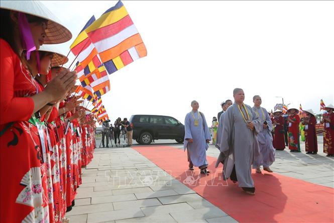 Các đại biểu dự Lễ bế mạc Đại lễ Vesak Liên hợp quốc 2019. Ảnh: Thành Đạt/TTXVN