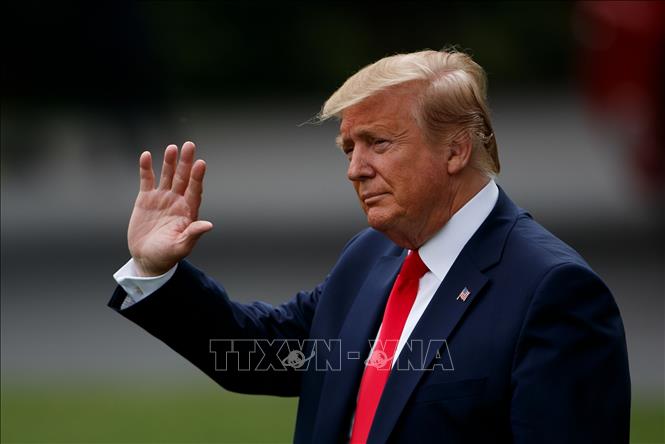 Tổng thống Mỹ Donald Trump tại Nhà Trắng ở Washington D.C., ngày 8-5-2019. Ảnh: THX/TTXVN