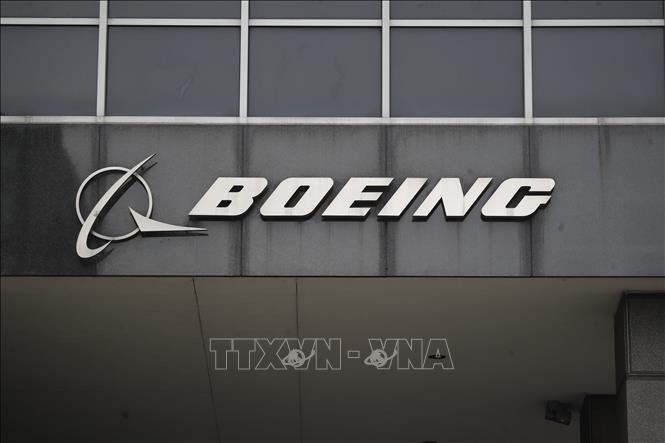 Biểu tượng Boeing tại trụ sở ở Chicago, Mỹ, ngày 13-3-2019. Ảnh: THX/TTXVN