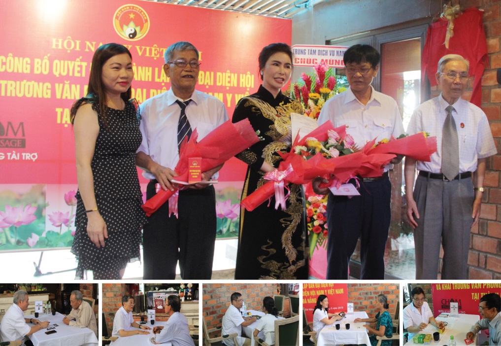 Khai trương Văn phòng Đại diện Hội Nam y Việt Nam tại Đà Nẵng – Thăm khám bệnh miễn phí tại Trung tâm chăm sóc sức khỏe Cham Spa & Massage.