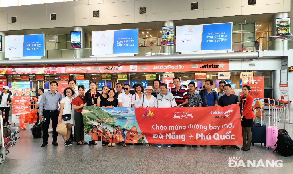 The city’s famtrip delegation visiting Phu Quoc to survey the local tourism products and attractions