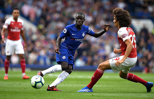 Kante vắng mặt là tổn thất lớn cho Chelsea. Ảnh: AFP