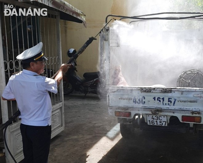 Bị phạt 7 triệu đồng vì chở heo chết từ Quảng Nam ra Đà Nẵng
