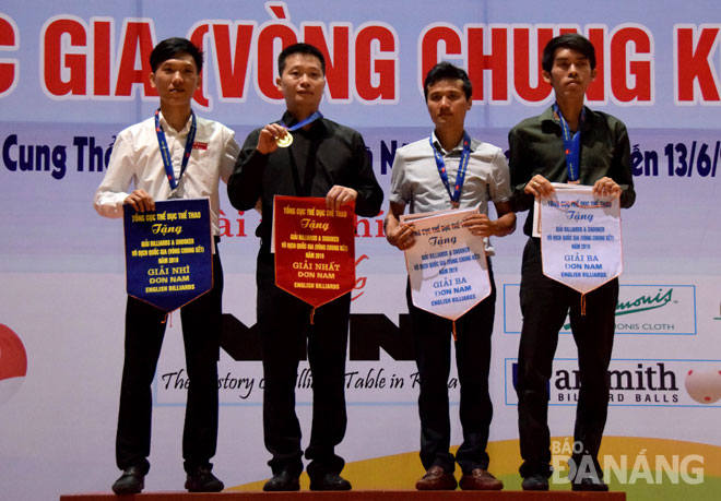 Vòng chung kết giải Vô địch Billiards & Snooker toàn quốc 2019: Các cơ thủ Đà Nẵng giành 2 HCĐ