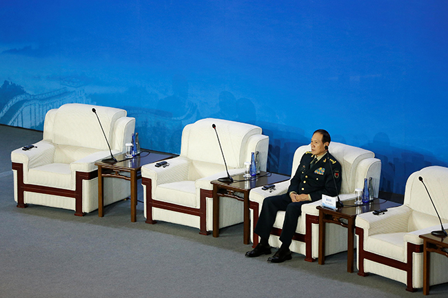 Tướng Ngụy Phượng Hòa trong một sự kiện. Ảnh: Reuters
