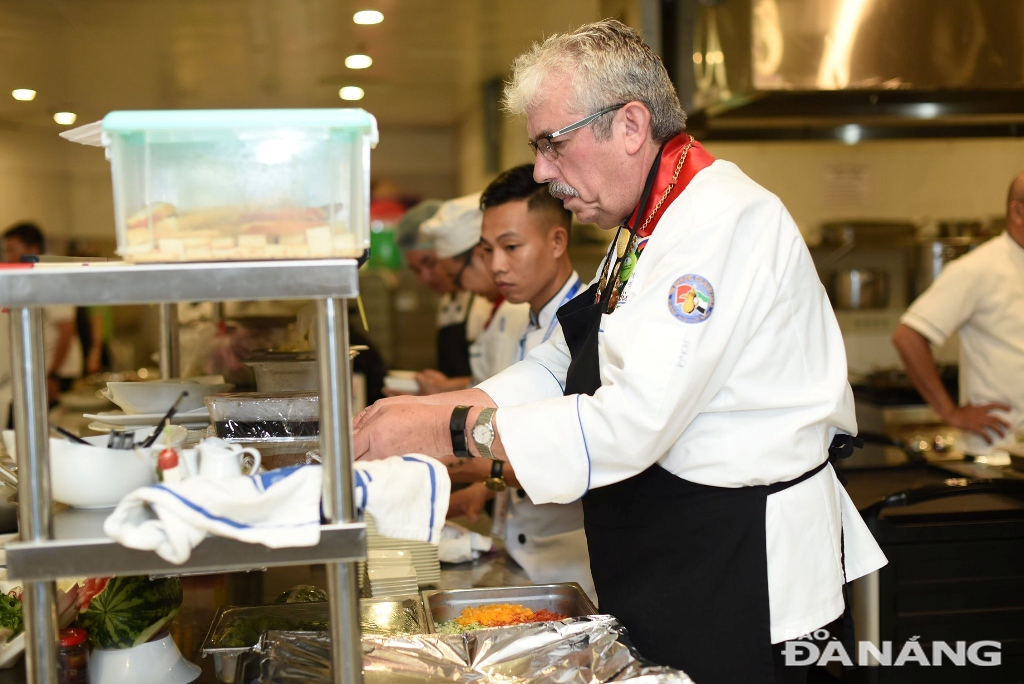 The chefs trying to create new flavours that still retain the cultural identity of the dishes.