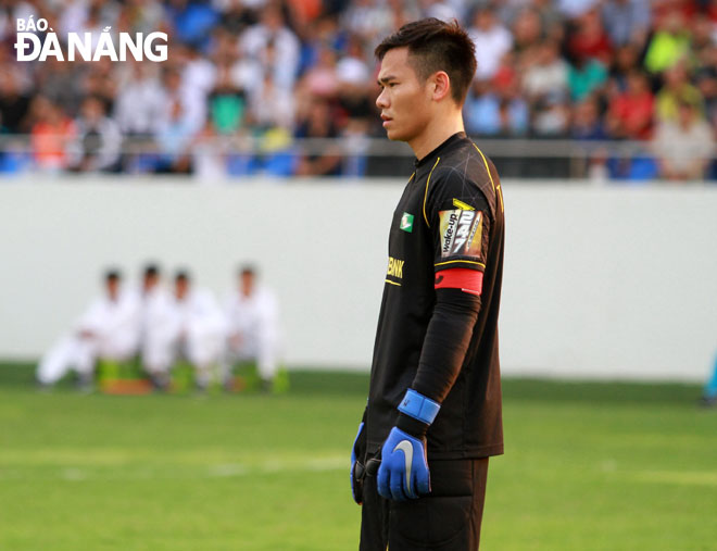 King’s Cup 2019 cần được xem là một bài kiểm tra với những cầu thủ mới được HLV Park Hang-seo triệu tập như thủ môn Nguyên Mạnh (ảnh), thay vì quá chú trọng mục tiêu chiến thắng. Ảnh: ANH VŨ