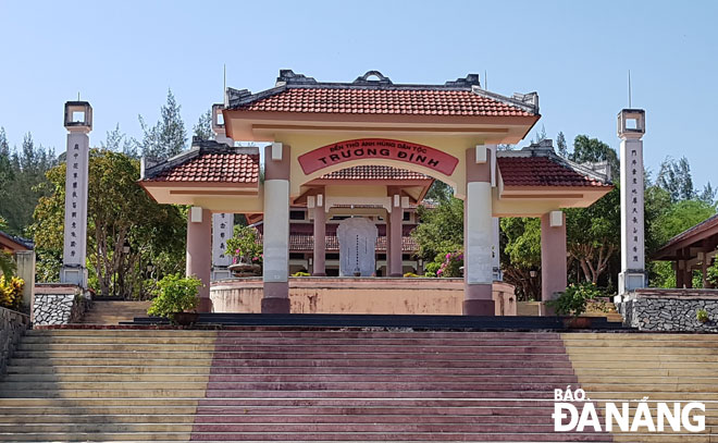 Đền thờ Anh hùng dân tộc Trương Định tọa lạc tại xã Tịnh Khê, thành phố Quảng Ngãi, tỉnh Quảng Ngãi. Ảnh: V.T.L
