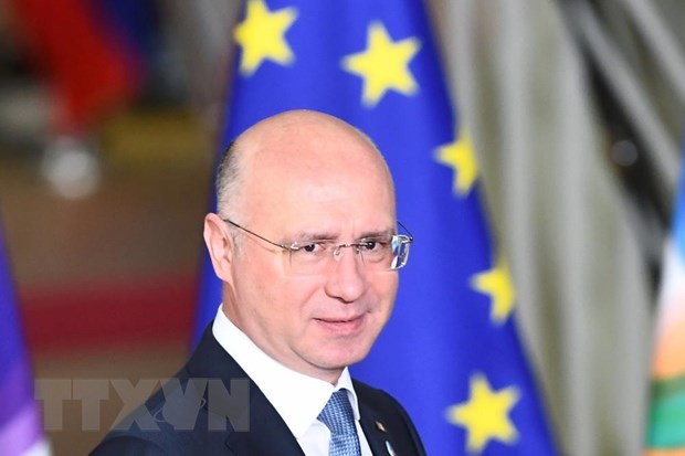 Ông Pavel Filip, khi giữ chức Thủ tướng Moldova, tới dự cuộc họp ở Brussels, Bỉ, ngày 24-11-2017. (Ảnh: AFP/TTXVN)