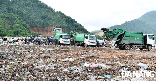 Bãi rác Khánh Sơn đang được đầu tư, xây dựng thành Khu liên hợp xử lý chất thải rắn sinh thái.