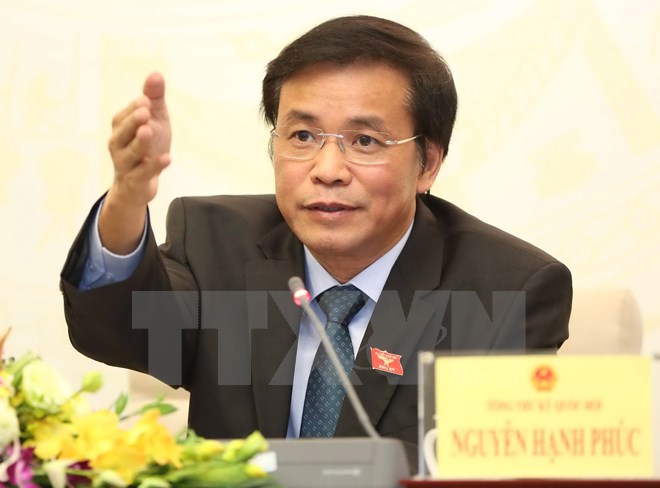 Tổng Thư ký Quốc hội Nguyễn Hạnh Phúc. Ảnh: TTXVN