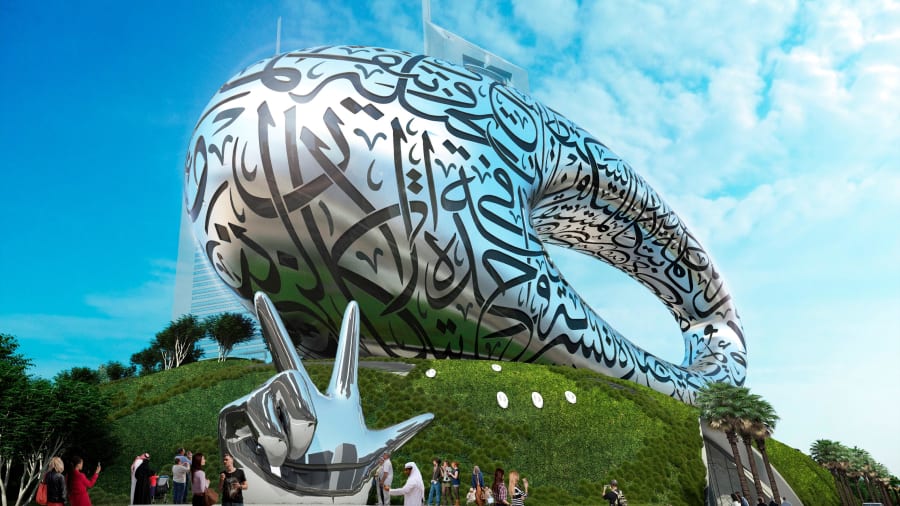 Bảo tàng sẽ là một công trình bắt mắt ở Dubai. Ảnh: Tổ chức Tương lai Dubai