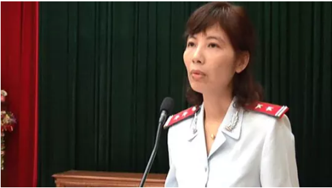 Bà Nguyễn Thị Kim Anh, trưởng đoàn thanh tra, hiện đang bị tạm giữ tại Trại tạm giam Công an tỉnh Vĩnh Phúc vì đã có hành vi 