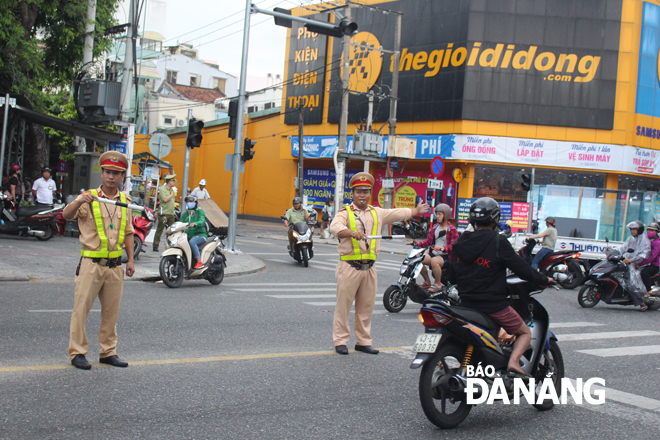 Lực lượng Cảnh sát giao thông nỗ lực đảm bảo tuyệt đối an toàn giao thông trong thêm thứ 3 của DIFF 2019 
