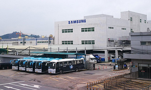 Một góc nhà máy Samsung Huệ Châu.