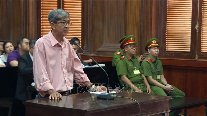 Bị cáo Huỳnh Đức Thịnh bị tuyên án 1 năm tù về tội “Không tố giác tội phạm”. Ảnh: Thành Chung/TTXVN