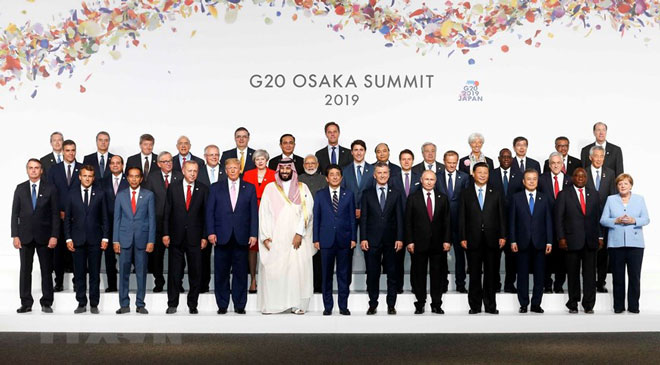 Các nhà lãnh đạo tham dự hội nghị cấp cao G20. 	Ảnh: TTXVN