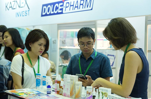 100 doanh nghiệp tham gia triển lãm quốc tế chuyên ngành y dược