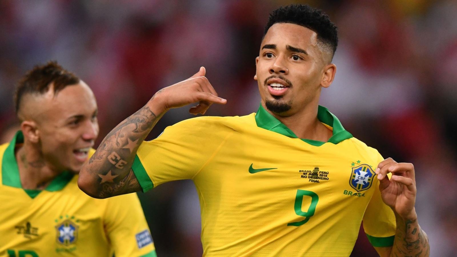 Jesus càng chơi càng hay trong màu áo đội tuyển quốc gia Brazil. Ảnh: Eurosport