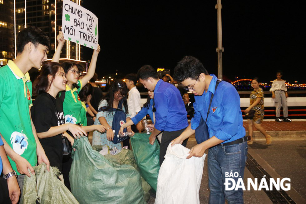 After the collection, waste sorting is conducted for the purpose of cycling