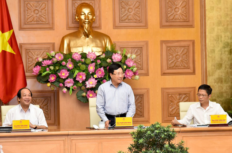 Phó Thủ tướng Phạm Bình Minh, Chủ tịch Ủy ban ASEAN Quốc gia 2020 phát biểu kết luận phiên họp. Ảnh: Tuấn Anh/Thế giới&Việt Nam.