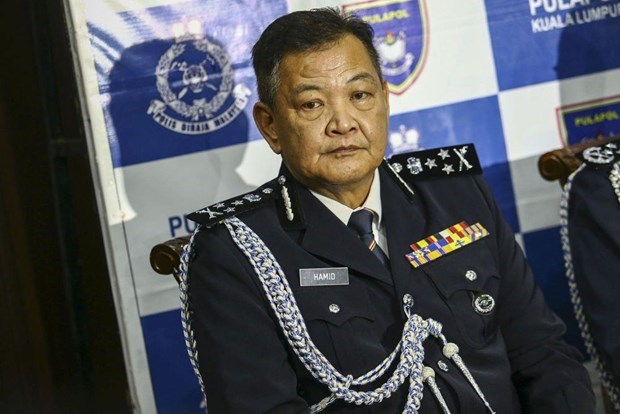 Malaysia's Inspector-General of Police Abdul Hamid Bador (Source: Malay Mail)