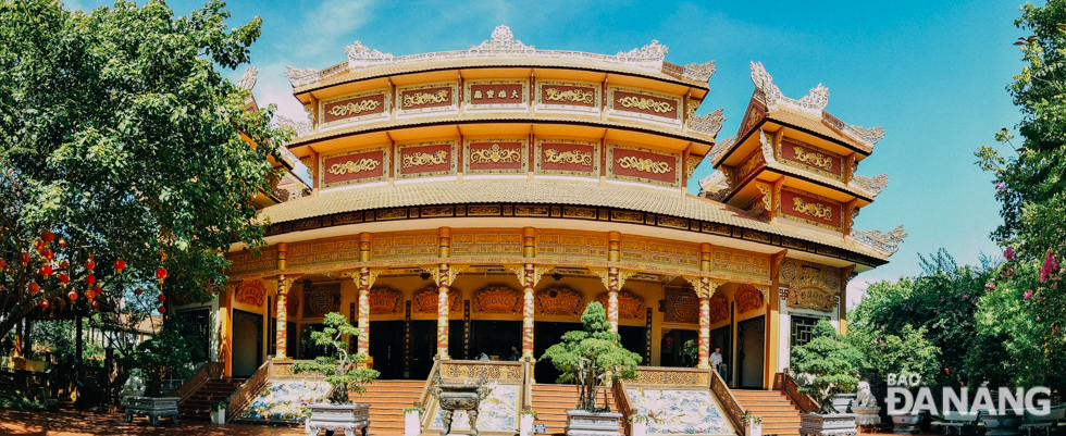 The pagoda’s large and spacious presbytery