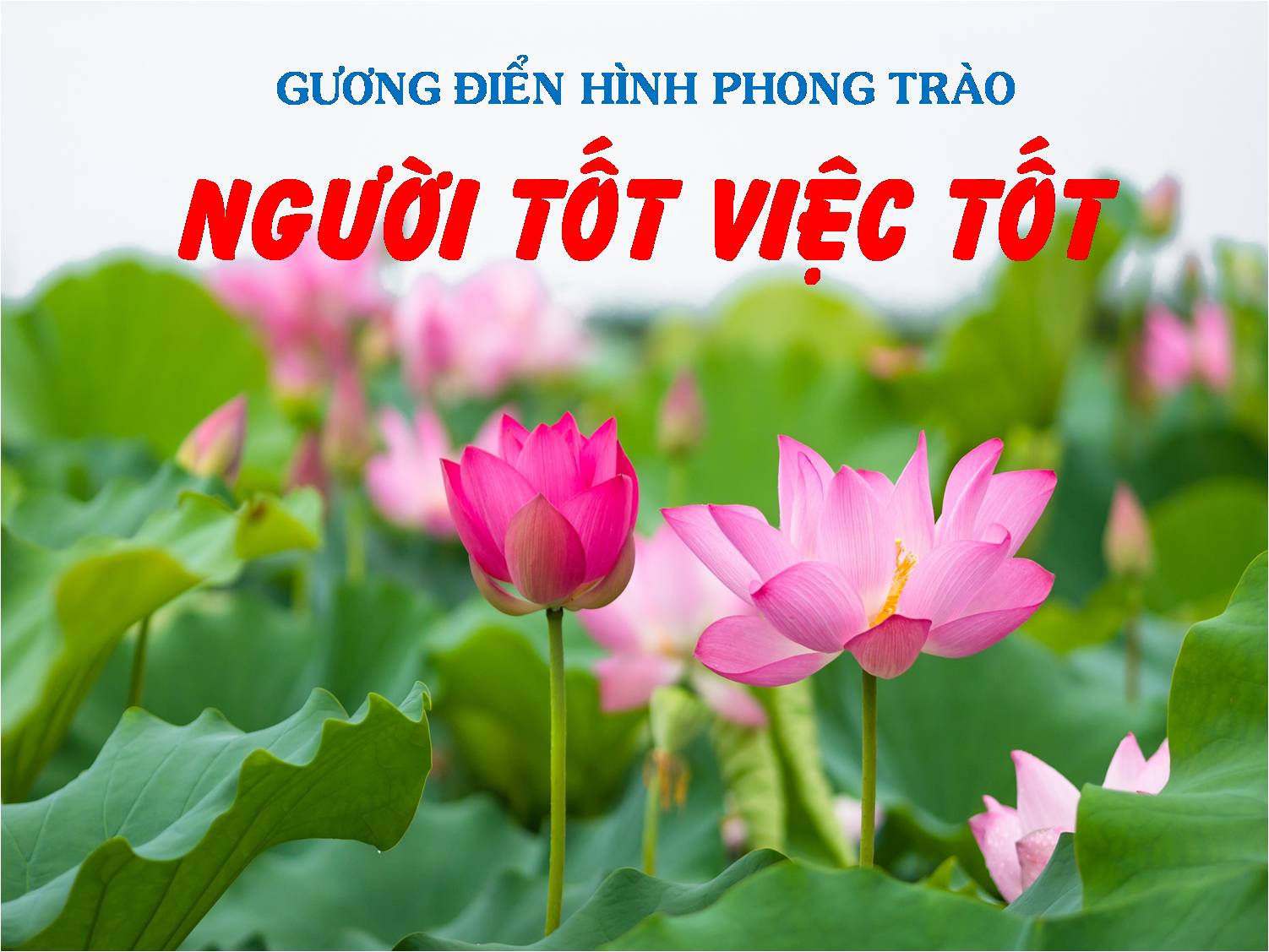 GƯƠNG NGƯỜI TỐT VIỆC TỐT