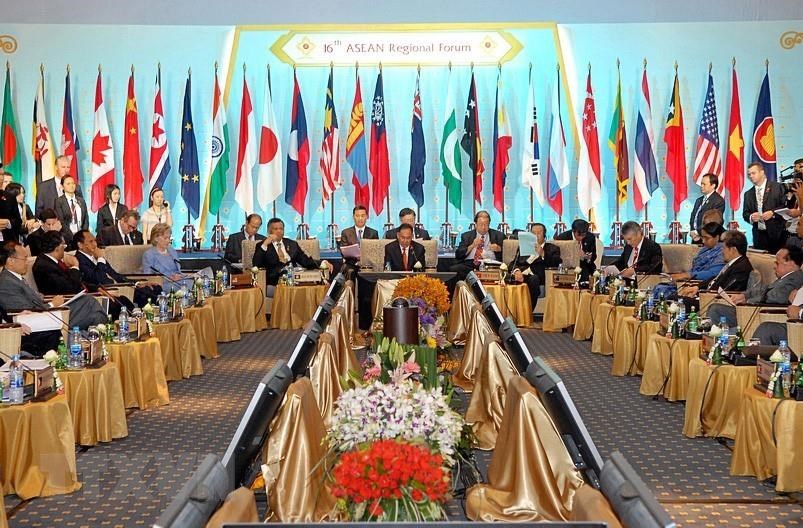 Diễn đàn Khu vực ASEAN (ARF) lần thứ 16 tại Phuket (Thái Lan), ngày 23-7-2009. (Ảnh: Nhan Sáng/TTXVN)