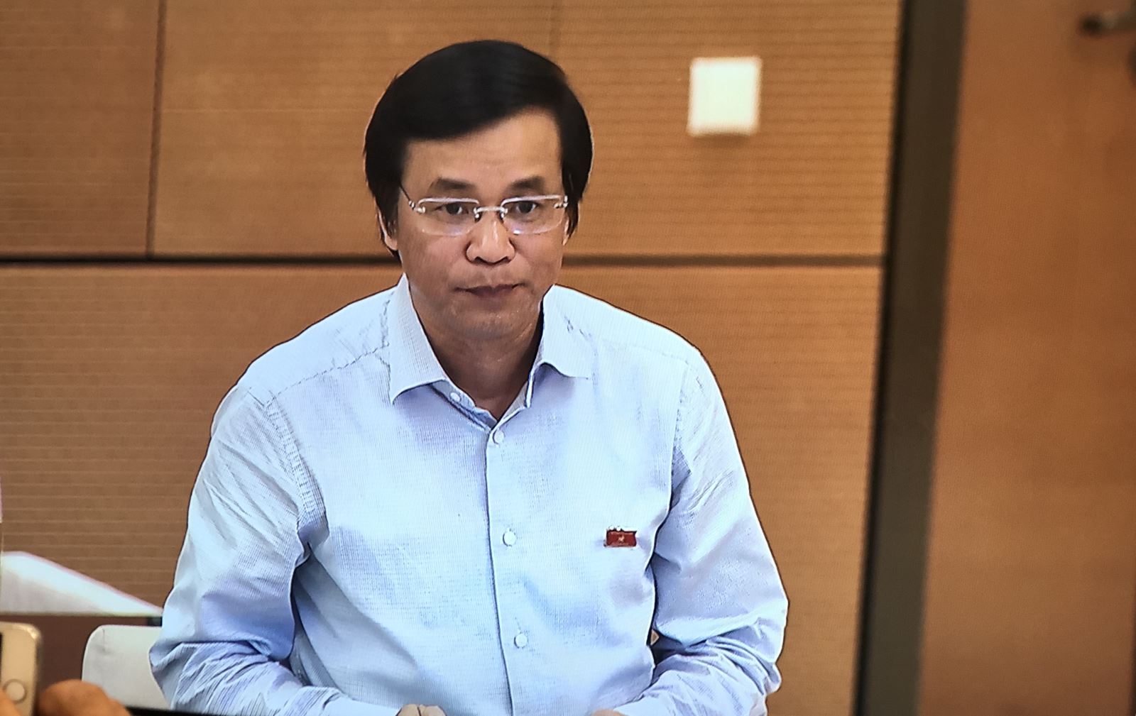 Tổng Thư ký Quốc hội Nguyễn Hạnh Phúc báo cáo kết quả Kỳ họp thứ 7, Quốc hội khóa XIV.