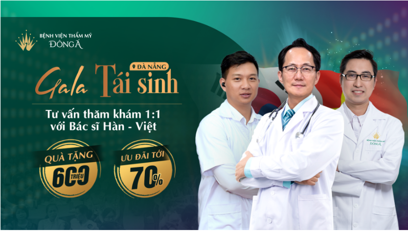 Trực tiếp tư vấn bởi đội ngũ bác sĩ Hàn - Việt tại đêm Gala Tái sinh ngày 21-7-2019.